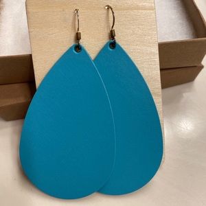 Nickel & Suede Leather Earrings